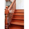品家  别墅实木楼梯油漆工厂制作_木质家庭楼梯产品颜色