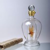 异形玻璃酒瓶生产厂家订制透明玻璃异形酒瓶