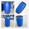供应新料蓝色塑胶桶-200升包装桶-供应200L广口化工桶